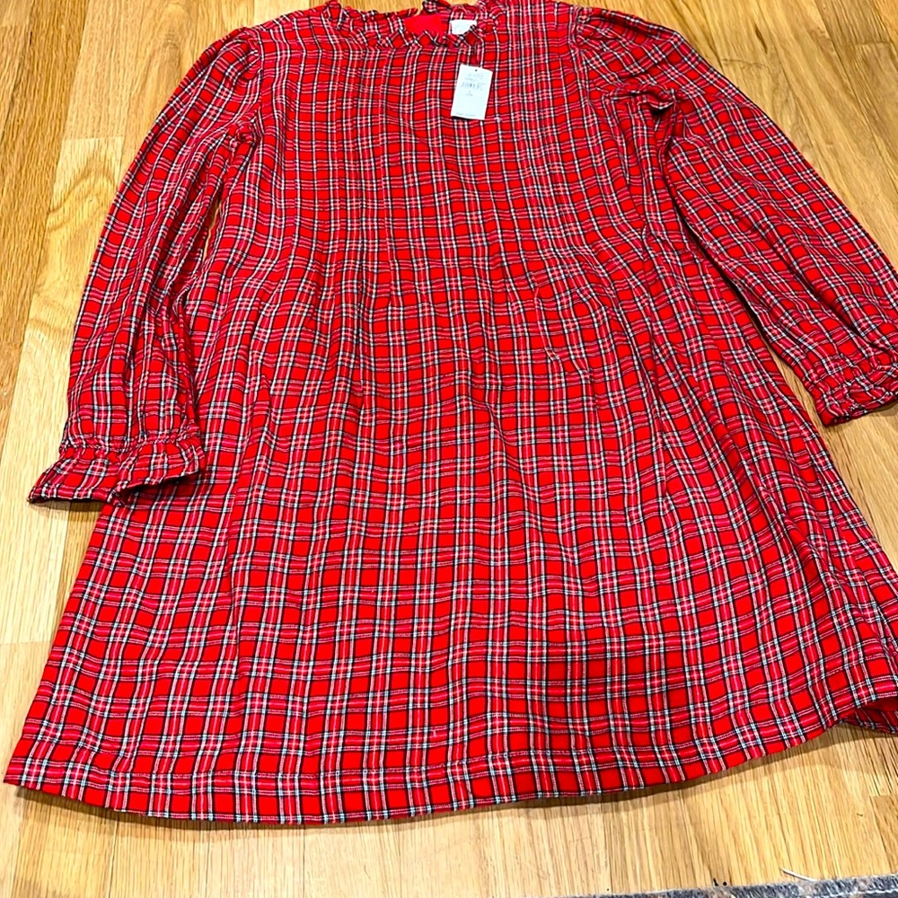 Girls plaid Gap Kids dress. Never worn with tags.